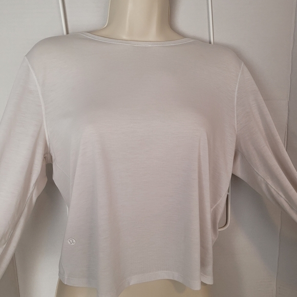 lululemon athletica Tops - Lululemon It's a Tie Black Longsleeve Size: 10 lululemon athletica